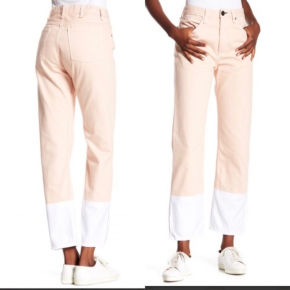 rag & bone Denim - NWT Rag & Bone Rose Pink Highwaisted Jeans 24 28